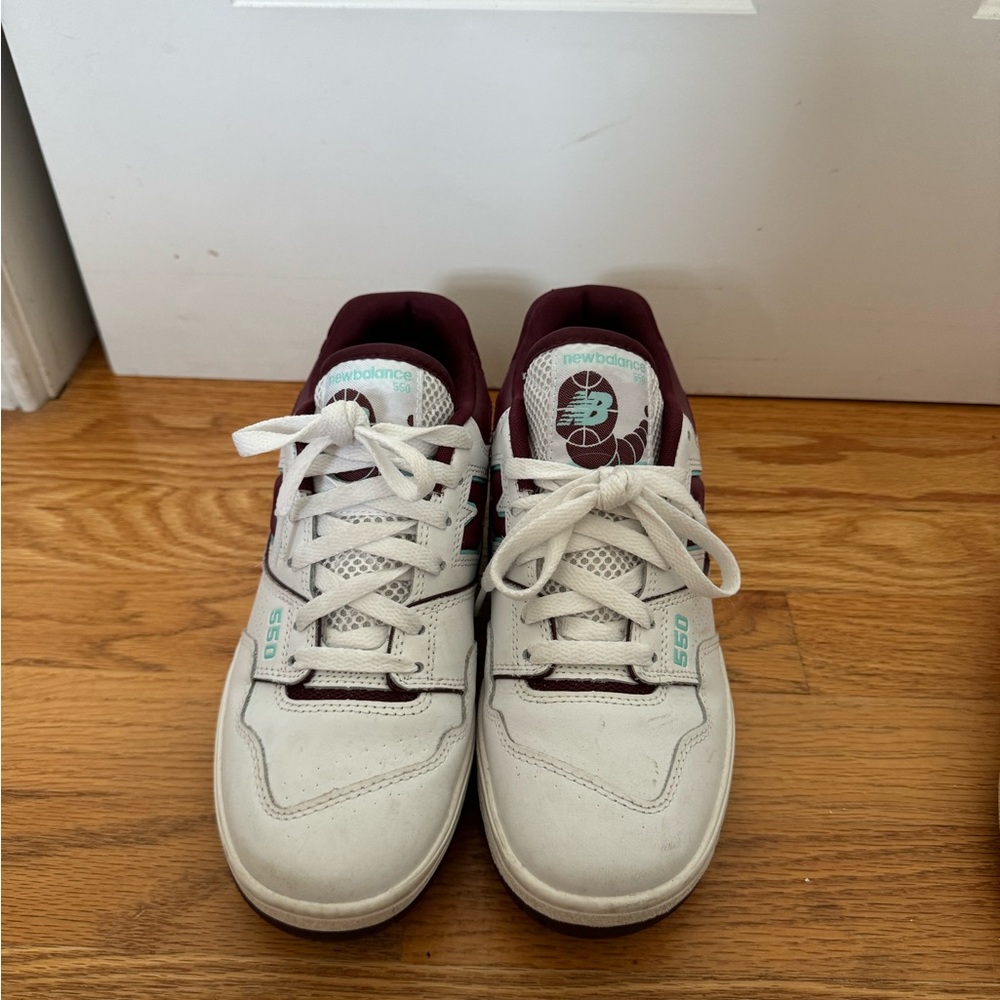 New Balance 550 Burgundy Cyan - Picture 4 of 5